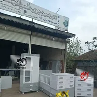 سرویس تخت سیسمونی*کودک نوجوان ۲منظوره*مدل ترنم**|تخت و سرویس خواب|رشت, استقامت 2|دیوار