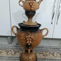 سماور سفالی دکوری