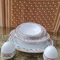 سرویس زرین ۲۴ تکه طرح گلستان|ظروف سرو و پذیرایی|سهند, |دیوار
