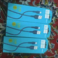 ۳عددکابل شارژ اندرویدی فست شارژ چرمی (آکبند)