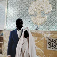 ست عروس کرم (چادر روسری پیراهن اورال شنل) حرم محضر