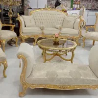 مبل سلطنتی 9نفره همراه با3عدد میز|مبلمان خانگی و میز عسلی|تربتحیدریه, بالا ولایت|دیوار