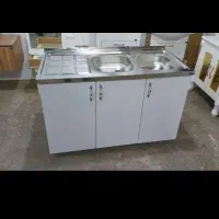 کابینت بدنه فلزی همراه با سینک