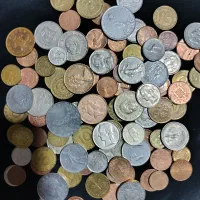 100 عدد سکه کلکسیونی خارجی|کلکسیون سکه، تمبر، اسکناس|بم, |دیوار