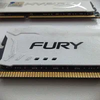 z97+G3240+2*8g 1866 ddr3 fury hyperx dual chanel|قطعات و لوازم جانبی رایانه|قم, نیروگاه|دیوار