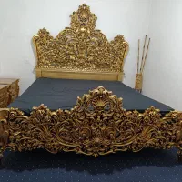 سرویس تخت خواب زیبا شیک سالم و تمیز بدون تشک