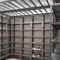 قفسه فلزی طوسی