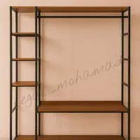 استراکچر فلزی بند رخت قفسه مدل رگال۶۳|بندرخت و رخت‌آویز|قم, ارم|دیوار