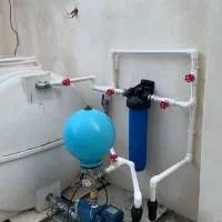 لوله کشی ساختمان و نصب منبع