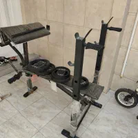 میز ده کاره بدنسازی به همراه هالتروصفحه فلزی