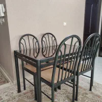 میز نهارخوری ۴ نفره فلزی