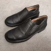 کفش چرم مردانه مشکی