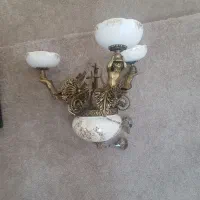 لوستر سه شاخه|لوستر و چراغ آویز|کرج, حصارک بالا|دیوار