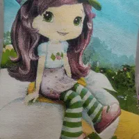 فرش دختر توت فرنگی