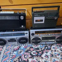 رادیو وضبط های قدیمی ژاپنی