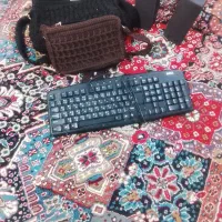 باند کامپیوتر و کیبورد کیف زنانه دست باف نو