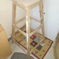 چهار پایه چوبی|صندلی و نیمکت|اردبیل, |دیوار