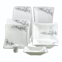 سرویس ۹۰ پارچه چینی زرین مدل vinci|ظروف سرو و پذیرایی|رشت, انصاری|دیوار