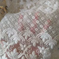 دوتا پرده کار شده نو و سالم شکل هم|پرده، رانر، رومیزی|تهران, خلیج فارس|دیوار