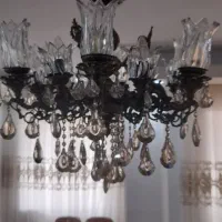 لوستر ۱۲ شعله برنج سالم