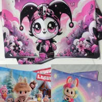 روبالشی و پتو طرح کودک و پتو  قرمز مناسب شب چله