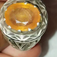 انگشتر نقره یاقوت