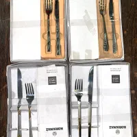 قاشق و کارد وچنگال استیل و سرامیکی(یونیک وکورکماز)