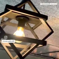 انواع تنوع لوستر دست ساز با بهترین طرح بهترین چوب|لوستر و چراغ آویز|کرمان, |دیوار