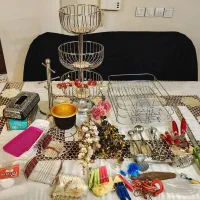 ظروف جاقاشقی گل  سبد پیاز سیب زمینی گیره آبچکان