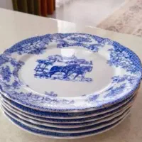 پیش دستی خورشخوری سسخوری چینی دهکده انگلیسی ویلیج