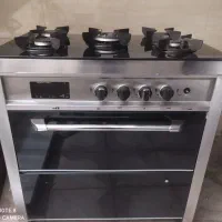 اجاق گاز طرح فر صفحه شیشه ای