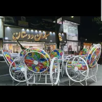 میز صندلی باغی چوبی تاشو تاب باغی تخت سنتی ریلکسی