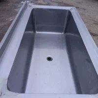 سینک صنعتی سفارشی تمام استیل در حد نو ورق ضخیم