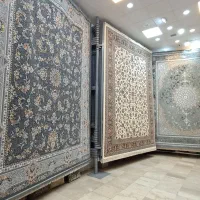 فرش افشان شاهانه کرم ۷۰۰ شانه نخ پنبه اکرولیک