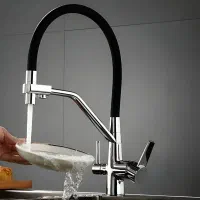 شیرظرفشویی 2حالته با تصفیه آب برند هایشین خارجی