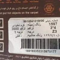 قالی 12 متری الماس کویر گل برجسته|فرش|کرمان, |دیوار