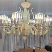 لوستر ۸شعله ی تمام کریستال ژاپنی|لوستر و چراغ آویز|قزوین, |دیوار