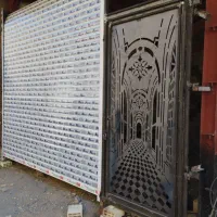 جوشکاری در پنجره نرده نبشی کشی نصب در برقی