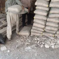 دانه ای سیمان غرب مدال 5عدد به بالا گچ سیمان سفید