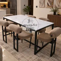 میز صندلی ناهار خوری مدل T ترند ۲ و ۴ و ۶ و ۸ نفره