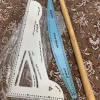 خط کش و گونیا خیاطی نو