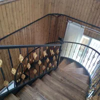 اجرای پله های گرد و لمبه