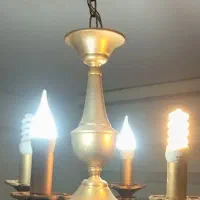 لوستر آب طلا کاری شده برنز