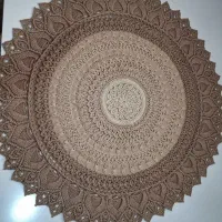 فرشینه مکرومه|فرش|اصفهان, تیران|دیوار