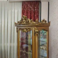 بوفه چوبی منبت کاری|بوفه، ویترین، کنسول|کرمانشاه, |دیوار