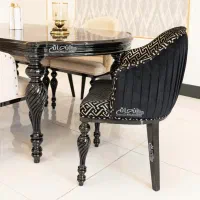 میز ناهار خوری ۸ نفره مدل کریستال و آینه کنسول|میز و صندلی غذاخوری|آمل, |دیوار