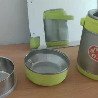 ظرف غذا سه تیکه جا دار بزرگ ارزان قیمت