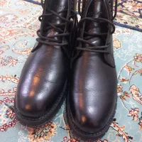 کفش نیم بوت مردانه جنس چرم طبیعی.