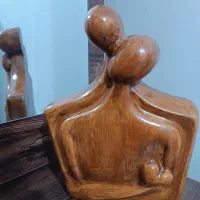 مجسمه طرح چوب