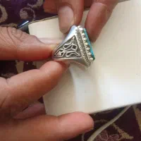 انگشتر نقره فیروزه اصل نیشابور|جواهرات|گلبهار, شهر جدید گلبهار|دیوار